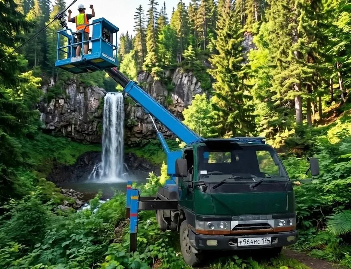 Автовышка 13 м — Mitsubishi Canter, фотография техники